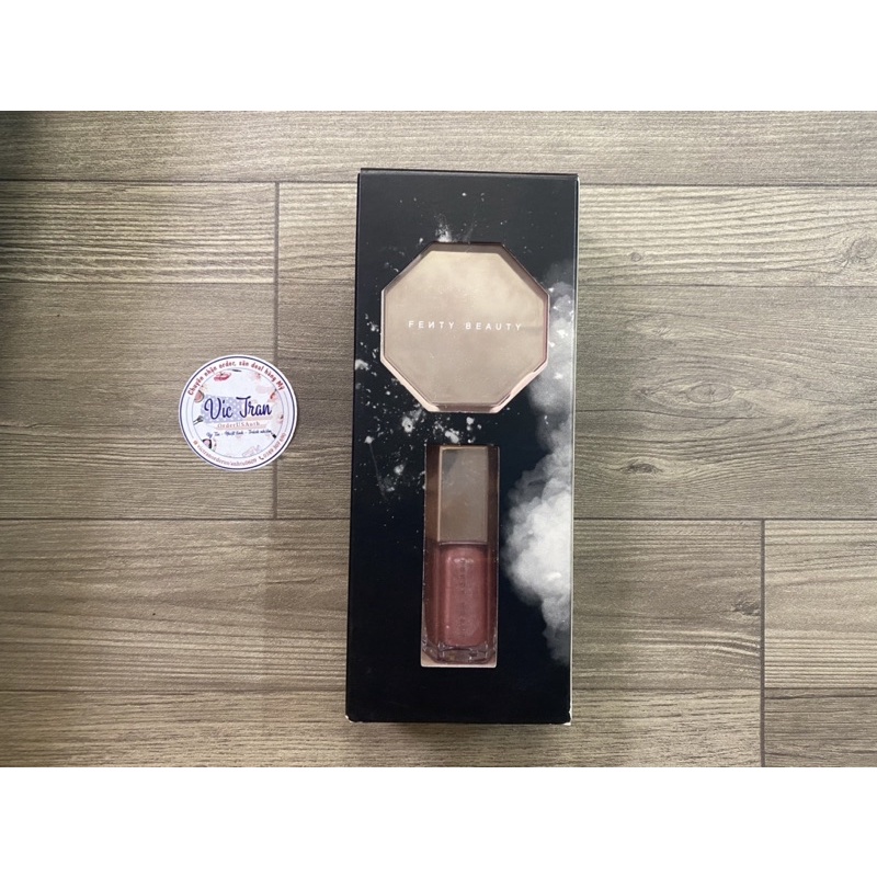 Set mini Highlight kèm Son bóng FENTY BEAUTY Diamond Bomb Baby full set