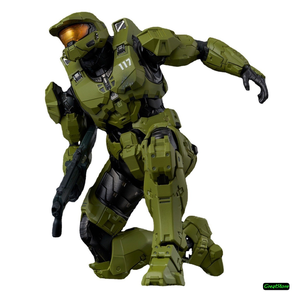 Mô hình Halo Master Chief Mjolnir Mark VI   tỉ lệ 1/12 17cm Cử động được