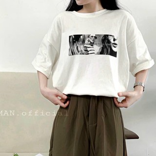 Áo phông nữ in hình cổ điển basic