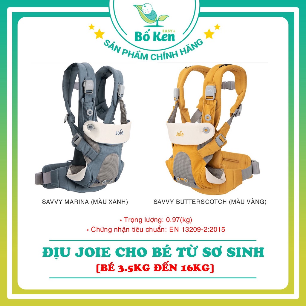 Shop Bố Ken - Địu Trẻ Em Trợ Lực Joie Savvy Hàng Chính Hãng