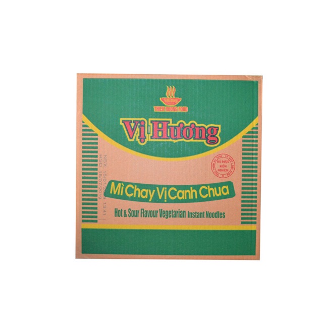 Mì vị hương Chay canh chua Thùng 30 gói x 65g