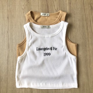 Áo ba lỗ croptop chất thun gân