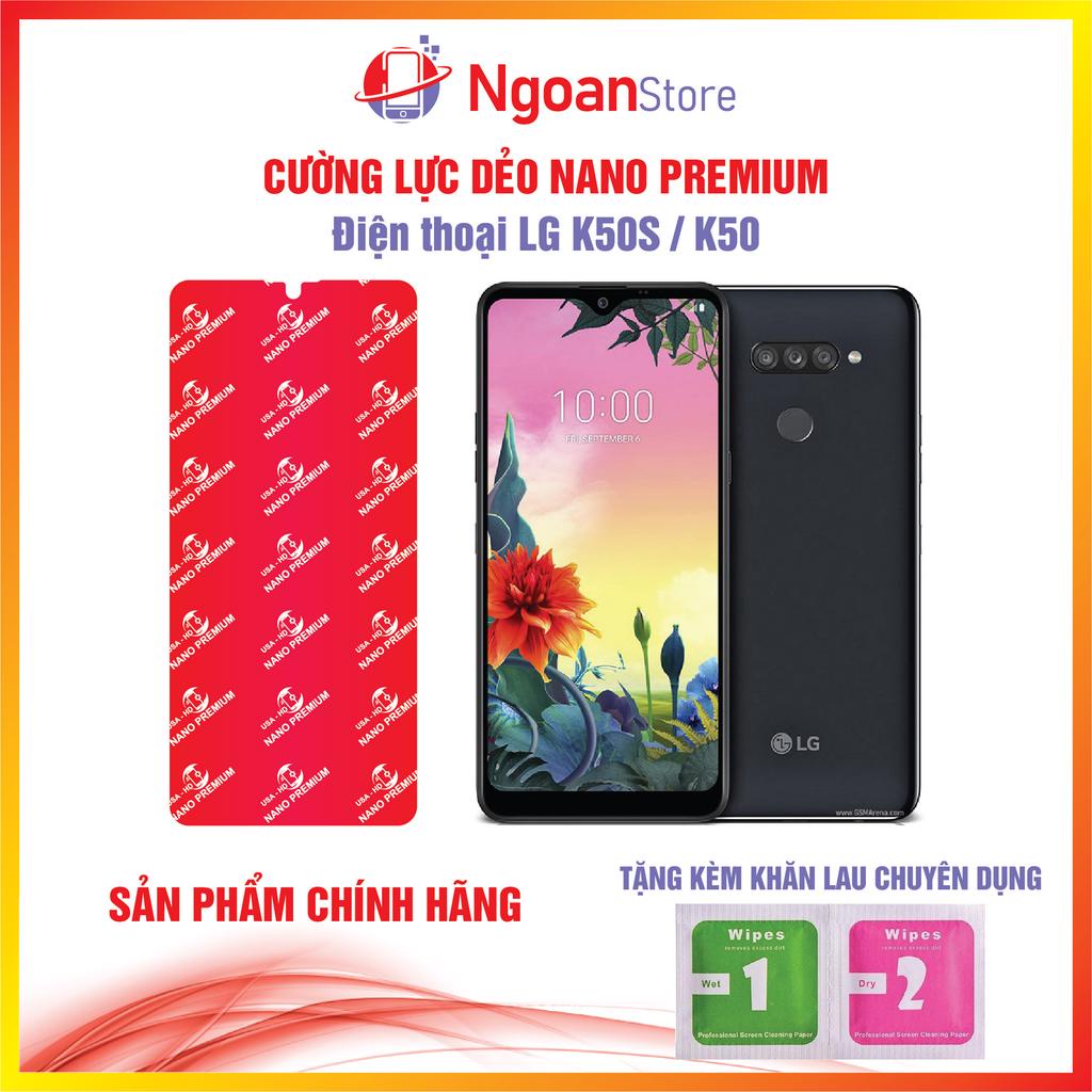Cường lực dẻo Nano cho Điện thoại LG K50S / K50 - Ngoan Store