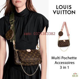 ❤️𝙁𝙍𝙀𝙀𝙎𝙃𝙄𝙋❤️ túi lv 3 chi tiết - super full box size 22 - multi pochette accessoires tuyển sỉ toàn quốc
