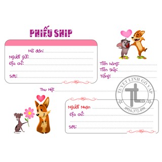 [Mã SKAMLTSM9 giảm 10% đơn 99K] Combo 10 cuốn hóa đơn ship hàng : 120k