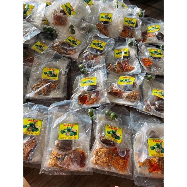 Bánh tráng sốt tắc bonbon
