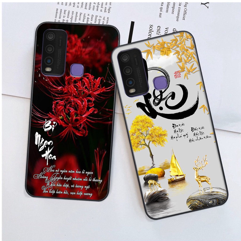 Ốp lưng Vivo Y30 / Y50 in hình chữ tài chữ lộc, Cha Mẹ, bình an SIÊU ĐẸP