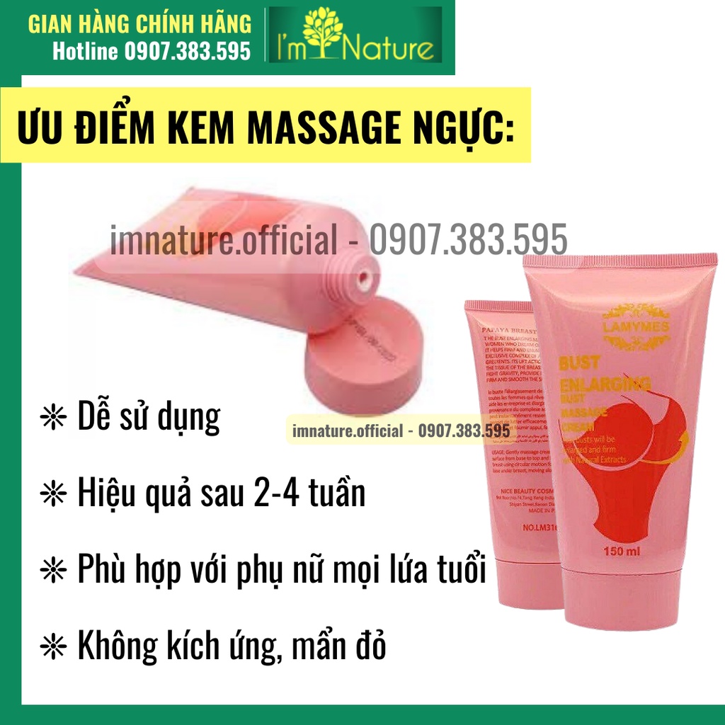 Kem Massage Nở Ngực Bust Enlarge Dưỡng Da Săn Chắc Aichun