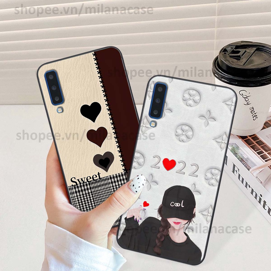 Ốp Samsung A7 2018 / A9 2018 hình trái tim be love tình yêu siêu đẹp, cá tính, thời trang