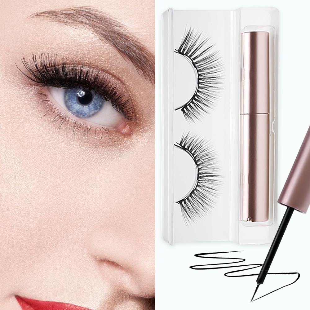 Bộ Lông Mi Giả 10 Kiểu 3D Từ Tính Chống Nước Lâu Trôi Dạng Lỏng Tự Nhiên