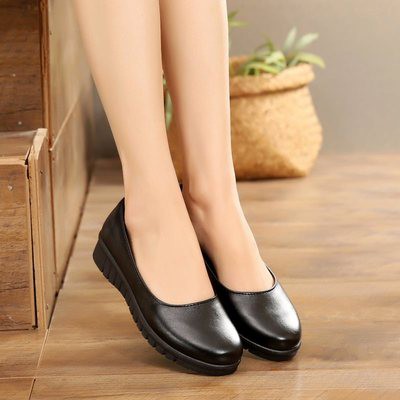 Giày da đế bệt - Giày nữ nhẹ - Vincentshop | BigBuy360 - bigbuy360.vn