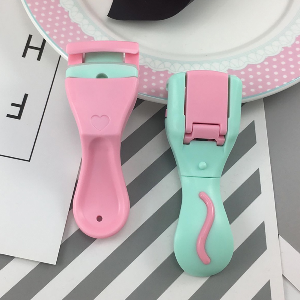 [Hàng mới về] Kẹp bấm mi tay cầm bằng nhựa PVC mini | BigBuy360 - bigbuy360.vn