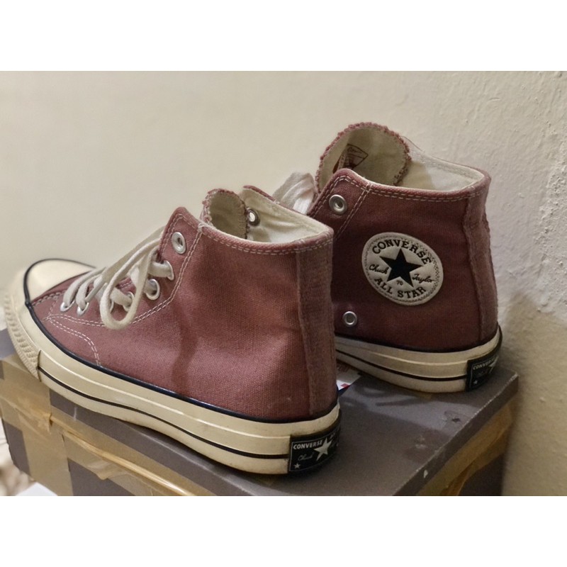 [Pass-Auth] Converse Chuck Taylor 1970 Saddle Hightop - giày Converse Chuck 70s màu Vỏ đỗ/ hồng đất HÀNG CHÍNH HÃNG