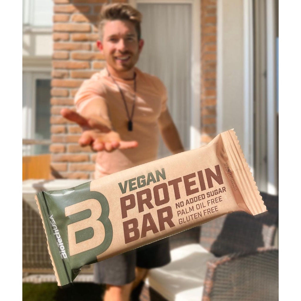 Thanh Bánh Vegan Protein Bar BiotechUSA 50g