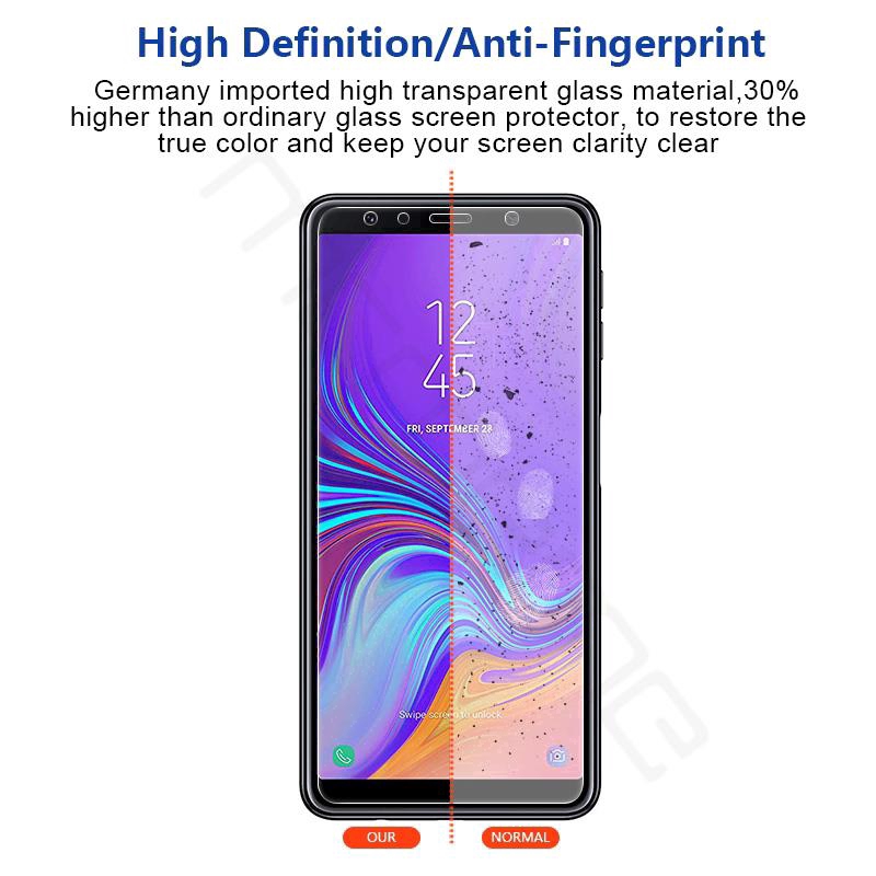 Kính cường lực bảo vệ màn hình cho Samsung Galaxy A6 A7 A8 J8 J7 J6 J4 Plus 2018