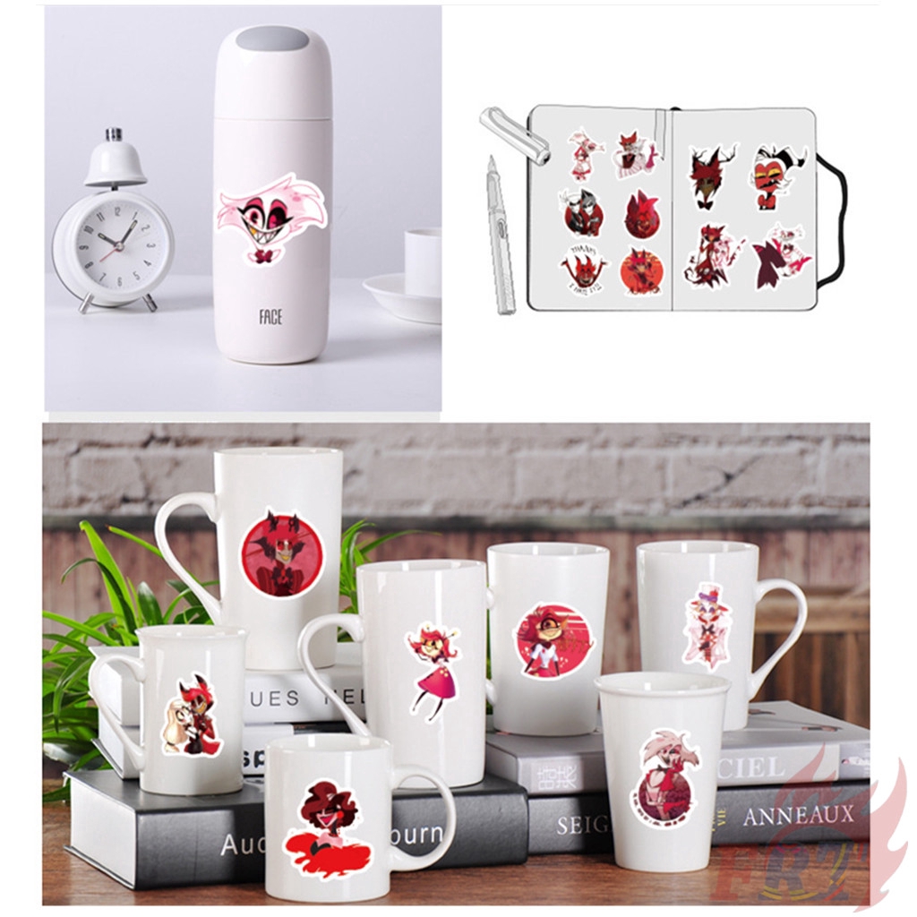 Set 50 Miếng Dán Chống Thấm Nước Hình Nhân Vật Hoạt Hình Dùng Để Trang Trí Phòng Khách Sạn