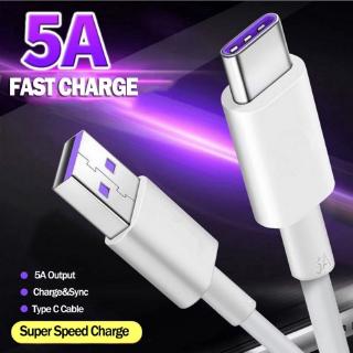 Sạc Nhanh Nhanh 1m Loại C Cho Huawei Supercharge 5A USB 3.0 Type-C Cáp Mate 10 9 P20 Pro P10 Plus Honor USB Type-C Cáp