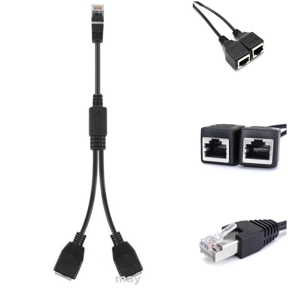 Đầu Chia Cổng Mạng Lan Rj45 1 Sang 2 Cat5 Lan Ethernet Hình Chữ Y | BigBuy360 - bigbuy360.vn