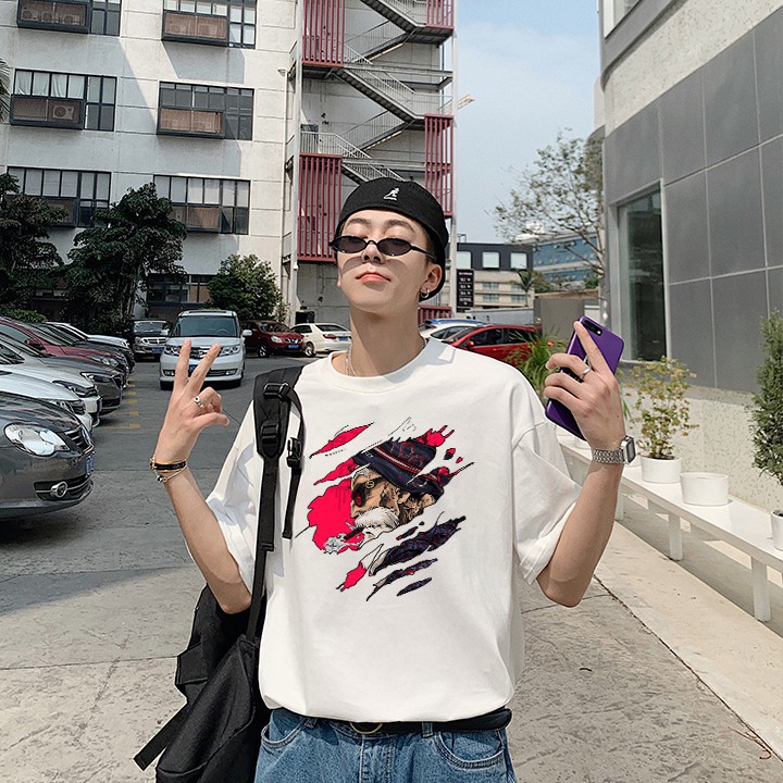 Áo thun tay lỡ tranh xé MASTER ROSHI Thần Rùa | BigBuy360 - bigbuy360.vn