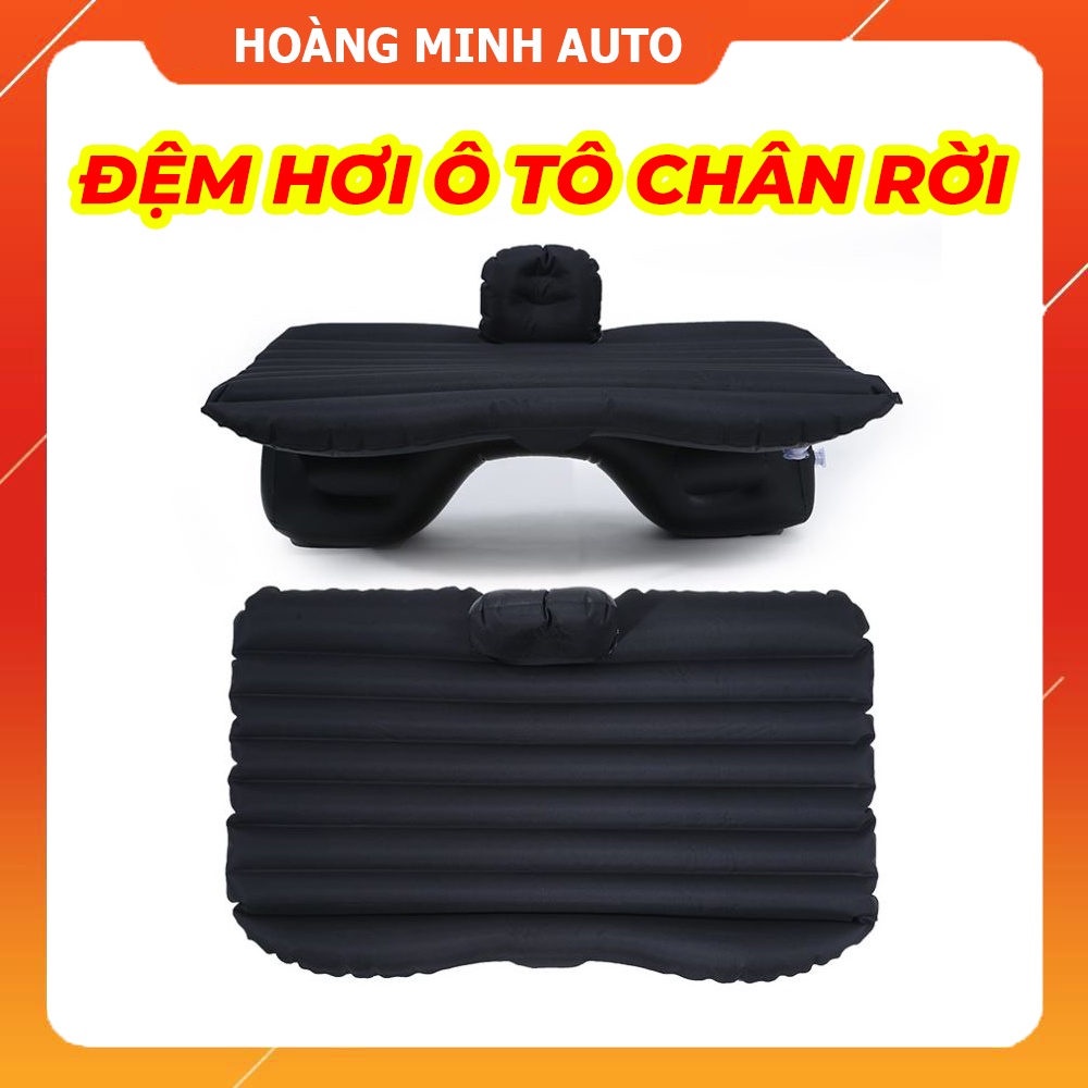 Đệm hơi ô tô, nệm hơi xe ô tô cao cấp hàng dày loại 1 tặng kèm bơm điện và bộ gối - Hoàng Minh Auto D002