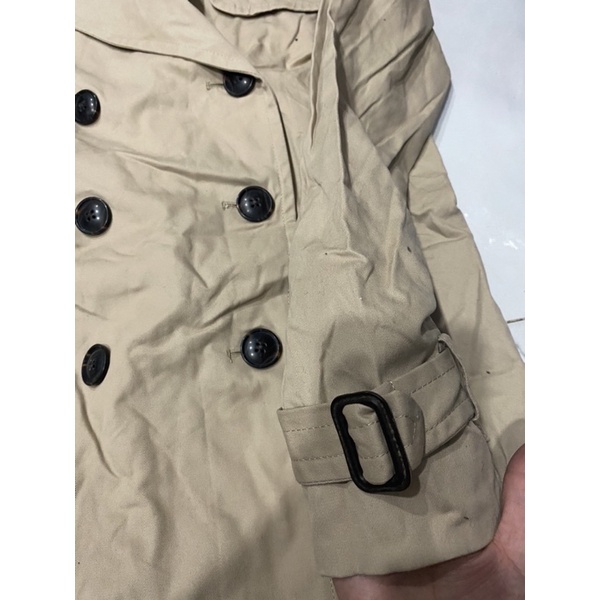 Khoác mangto kaki không belt A260