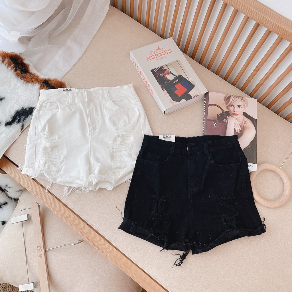 SALE!!! QUẦN SOOC KAKI RÁCH KHÔNG HỞ CÁ TÍNH NỮ S185186