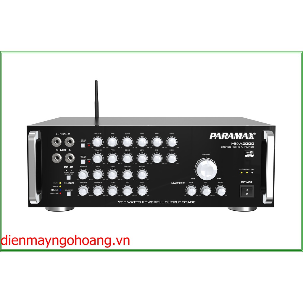 Amply Paramax karaoke MK-A1000 Bluetooth