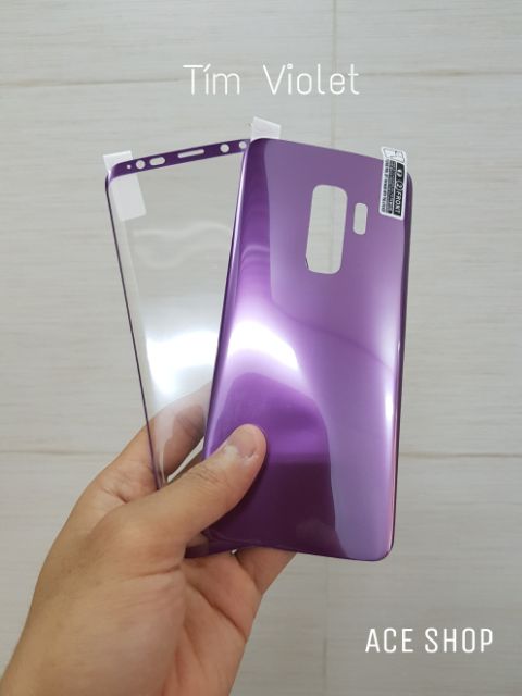 Dán S9 S9 Plus dạng cường lực dẻo ( mặt trước + mặt sau )