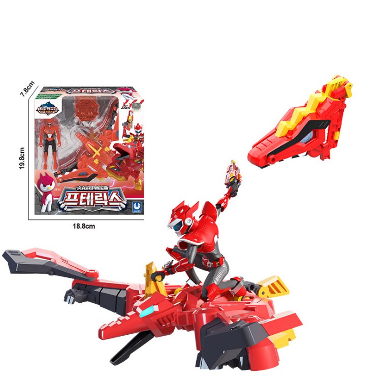 Mô hình siêu nhân Sammy lém lỉnh và Khùng long Preta hỏa thần đồ chơi biệt đội siêu nhân nhí minoforce