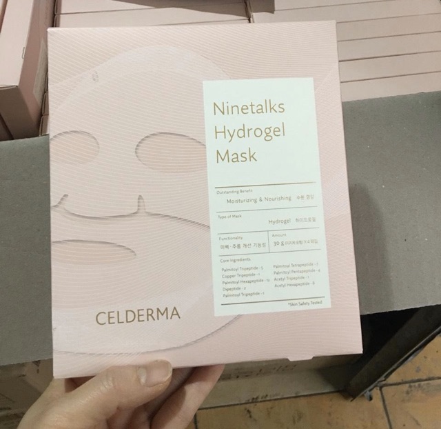 Mặt nạ thạch sinh học Celderma Ninetalks Hydrogel Mask