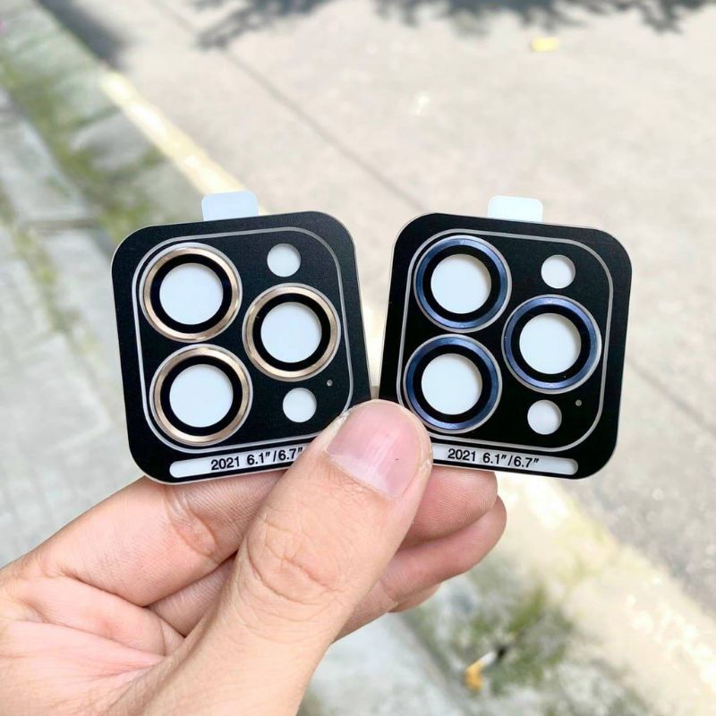 Bộ dán 3 mắt camera TOTU CHO iPhone 13 Mini, 13, 13 Pro, 13 Pro Max bảo vệ lens camera siêu tốt sang trọng