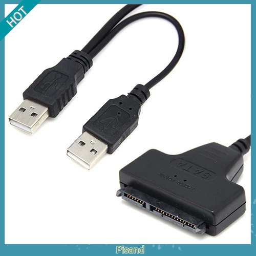 Cáp Chuyển Đổi USB 2.0 Sang 2.5inch 22Pin 7+15 ATA SATA 2.0 HDD/SSD | BigBuy360 - bigbuy360.vn