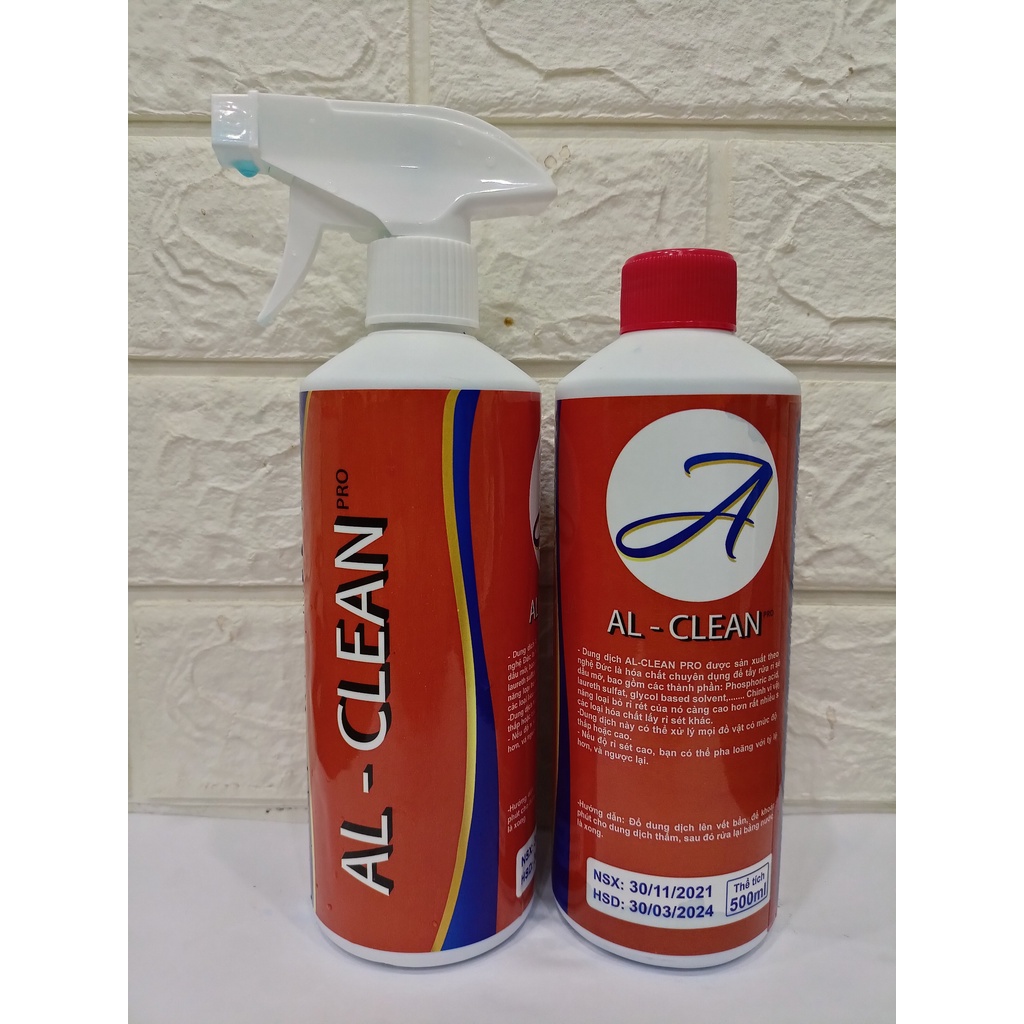 Bình xịt tẩy rửa,Nấm Mốc Tường Nhà, Phòng Tắm,Nhà Bếp,Tẩy Dầu Mỡ,Nước Tẩy Đa Năng,chai AL-Clean Pro 500ML,Lọ tẩy mọi nơi
