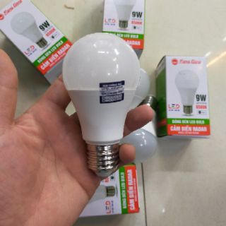 Led bulb cảm biến 9w rạng đông,bóng đèn cảm biến chuyển động
