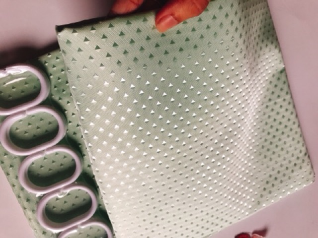 Rèm Phòng Tắm / Rèm Cửa Sổ XANH LÁ BI BÓNG 180cm X 180cm Loại 1( Ảnh + Video thật )