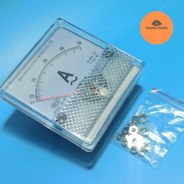 Đồng Hồ Ampe Kế Xoay Chiều Bew 8x8x3,5Cm