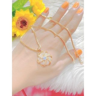 Dây chuyền nữ mạ vàng 18k kiểu xoắn mẫu 02.240621 - Mang đi chơi, đi tiệc rất xinh