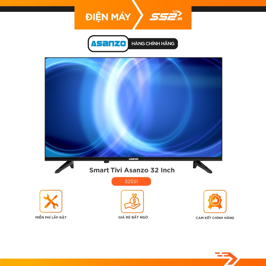 Smart Tivi Asanzo 32 Inch 32S51 - Bảo Hành Chính Hãng