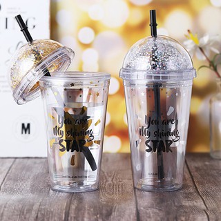 LY NHỰA CÓ ỐNG HÚT LOCK&LOCK HAP506 530ML