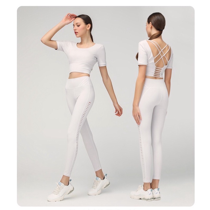 BỘ TẬP YOGA cộc tay S155