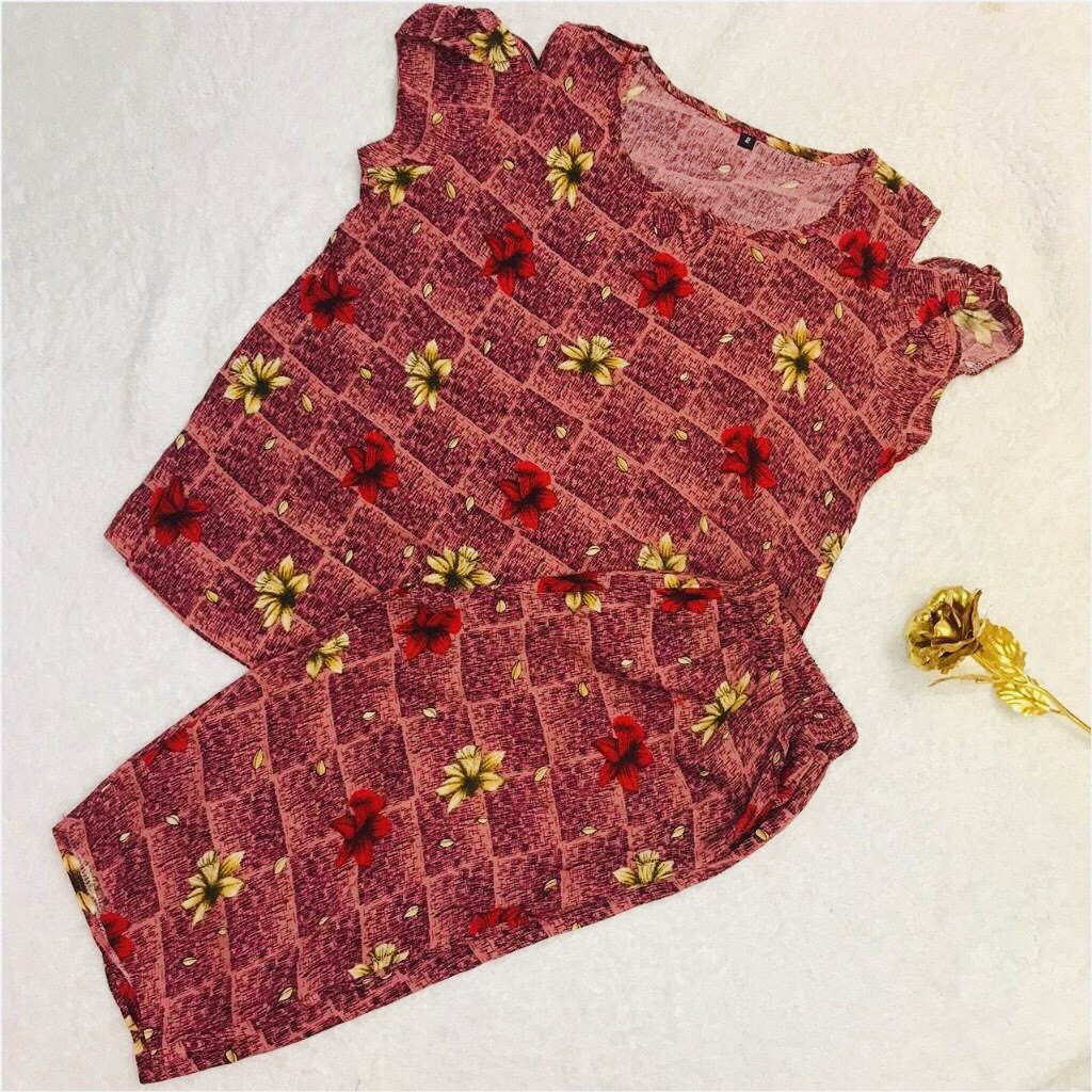 Đồ Bộ Nữ B06 VNXK Kiểu Dáng Lửng Vải Tôn Lanh Rớt Vai (ẢNH SHOP TỰ CHỤP) | BigBuy360 - bigbuy360.vn