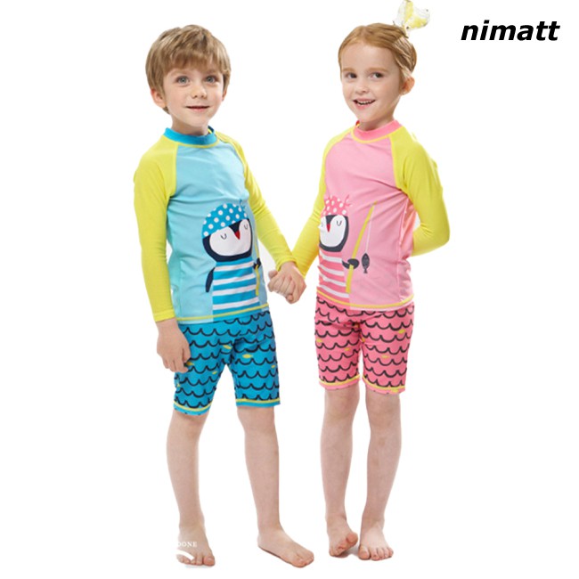 Bộ Đồ Bơi Dài Tay Chống Nắng Cho Bé Từ 5-12 Tuổi wetsuit pant year old