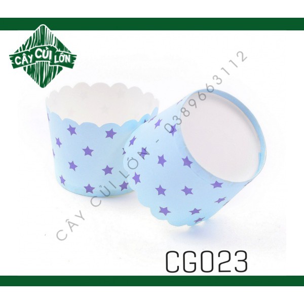 Set 50 cup giấy cứng tròn nhỏ