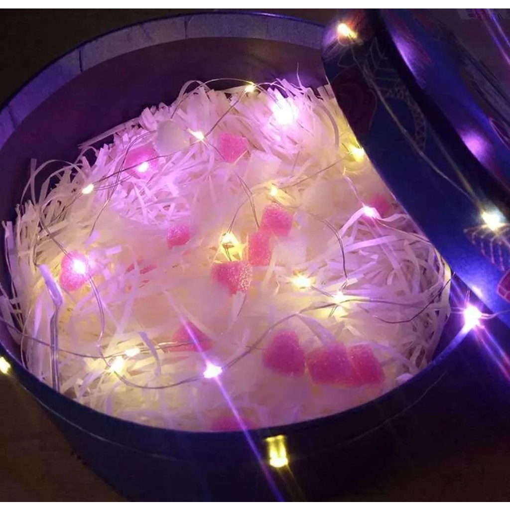 Dây Đèn LED Bằng Đồng / Dây Điện Trang Trí Hộp Quà Bất Ngờ