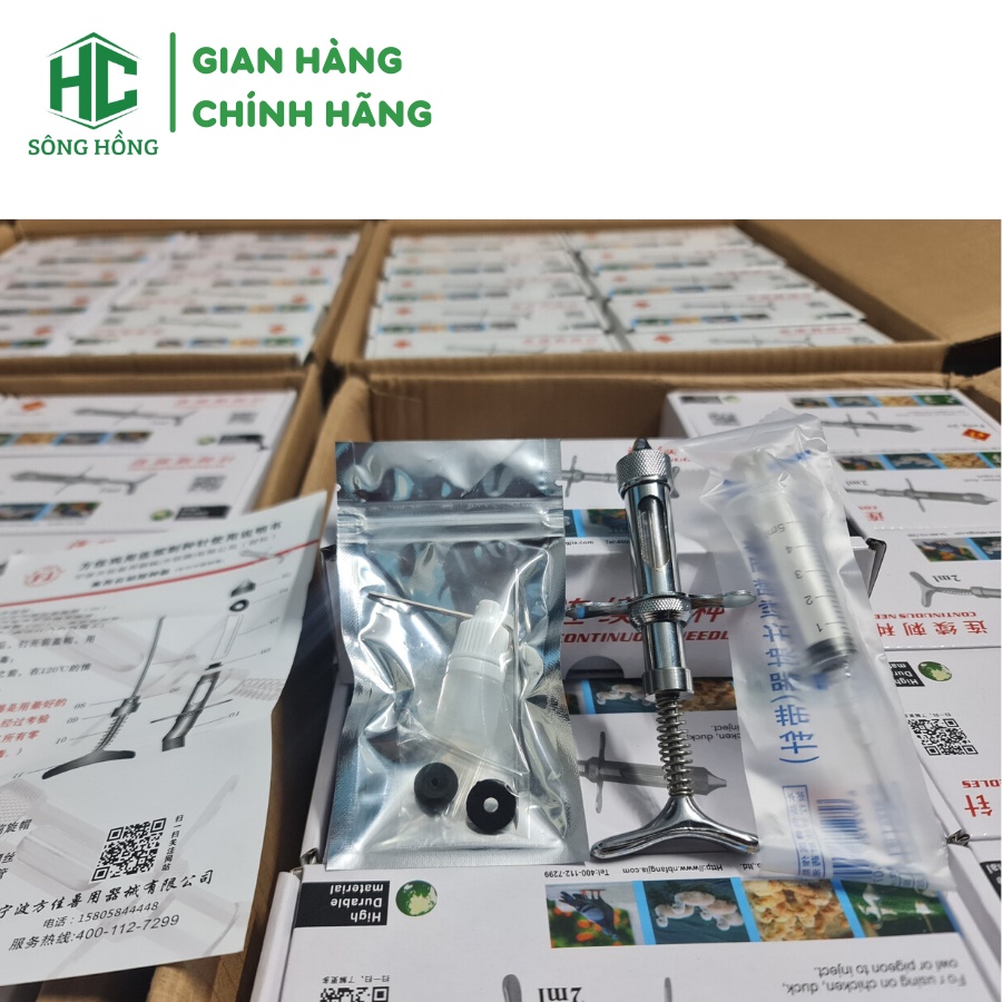 Xilanh Tiêm Chủng Đậu Gà 1 kim 2ml - Xi Lanh Chủng Đậu Cao Cấp [Hàng Nhập Khẩu]
