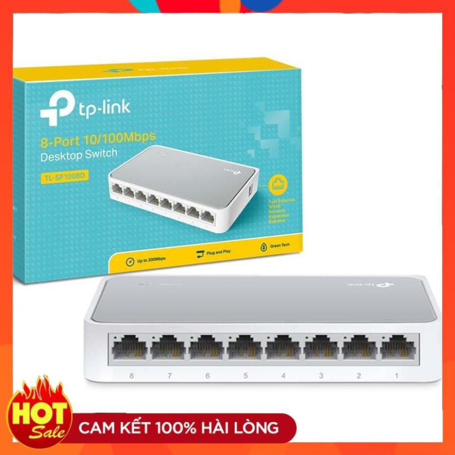 [Chính Hãng] Bộ chia mạng TPLINK TL-SF1005D/TL-SF1008D 5 or 8 Cổng-đầu cổng hub chia ổ mạng 5 or 8 port