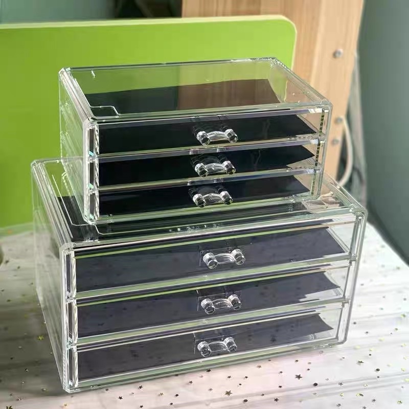 Hộp  đựng đồ nail, hộp đựng mỹ phẩm nhiều ngăn kéo size cao