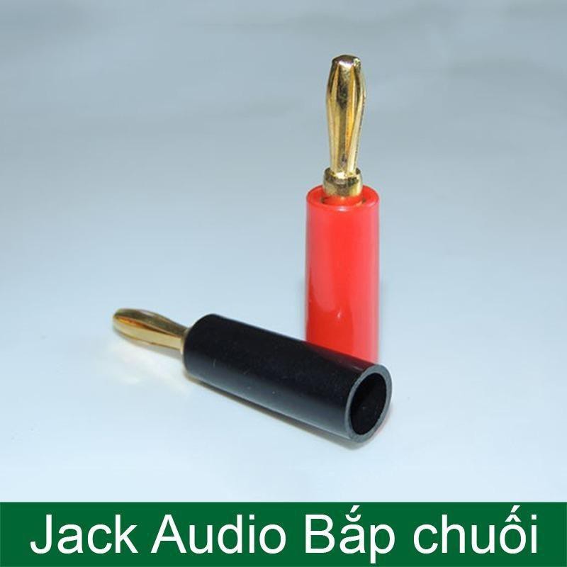 Cặp jack cắm loa, jack bắp chuối loại tốt ( 2 cái ) - Điện Việt