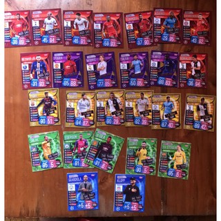 Thẻ cầu thủ tấn công MATCH ATTAX 2019/20 bản đặc biệt.