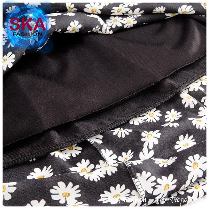 Chân Váy Hoa Cúc Dáng Dài Hoa Nhí Voan 2 Lớp Ulzzang - SKA | BigBuy360 - bigbuy360.vn